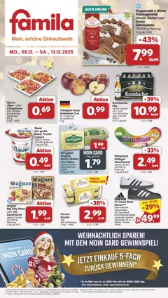 Vorschau von dem Prospekt des Geschäftes Famila Nordwest, gültig ab dem 08.12.2025