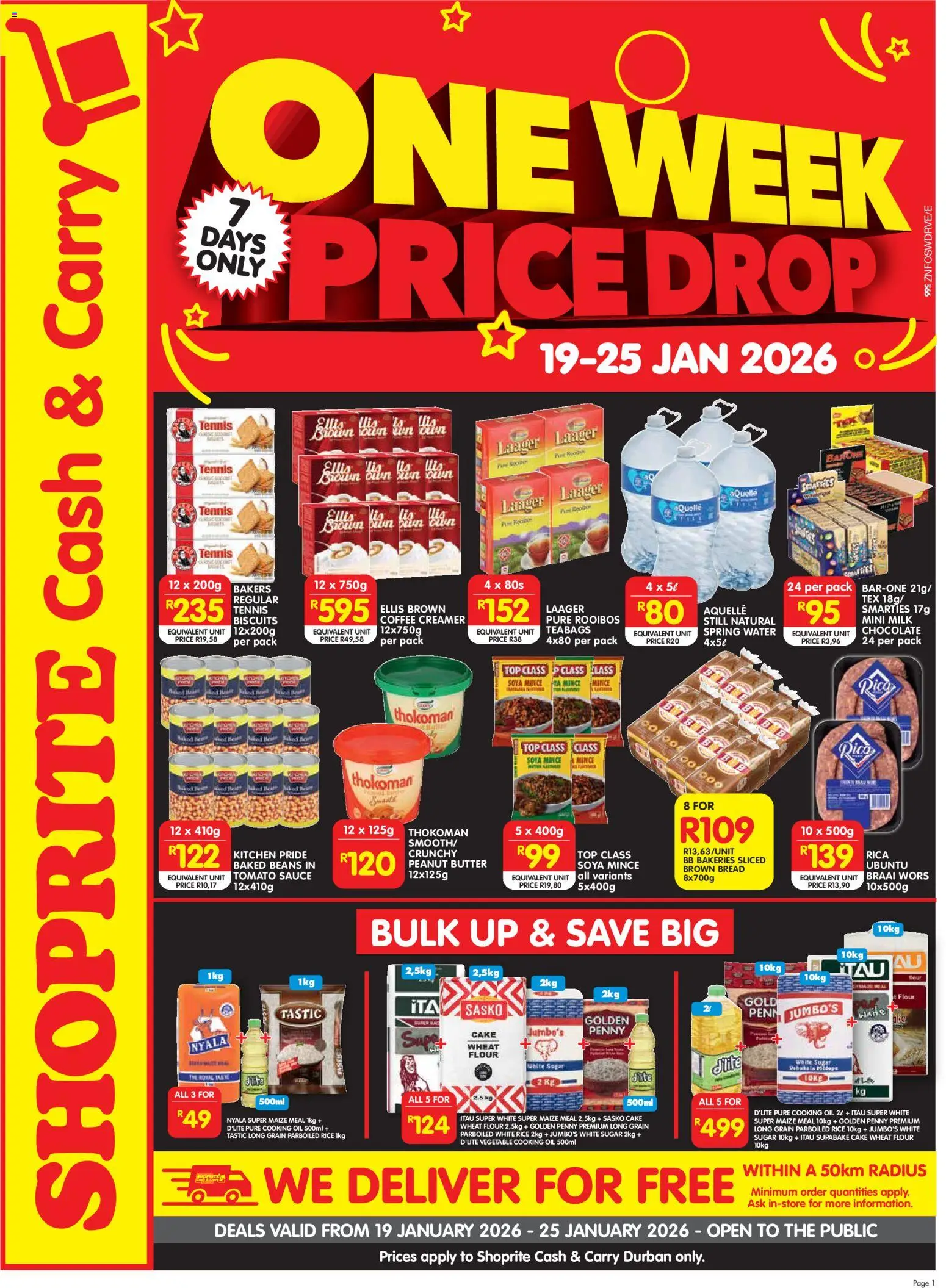 Preview of Shoprite flyer valid from 19/01/2026