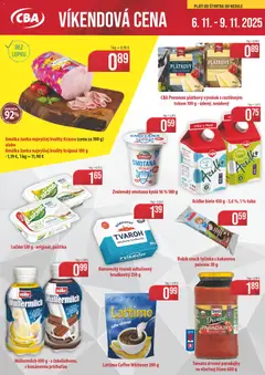 Náhľad CBA Komfos letáku platného od 06.11.2025