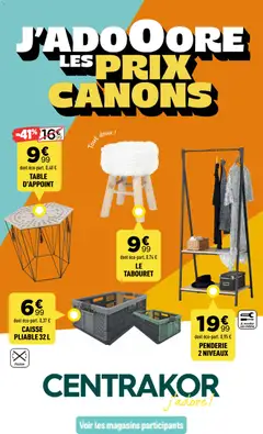 Prévisualisation de Catalogue du magasin Centrakor formulaire valide 16/02/2026