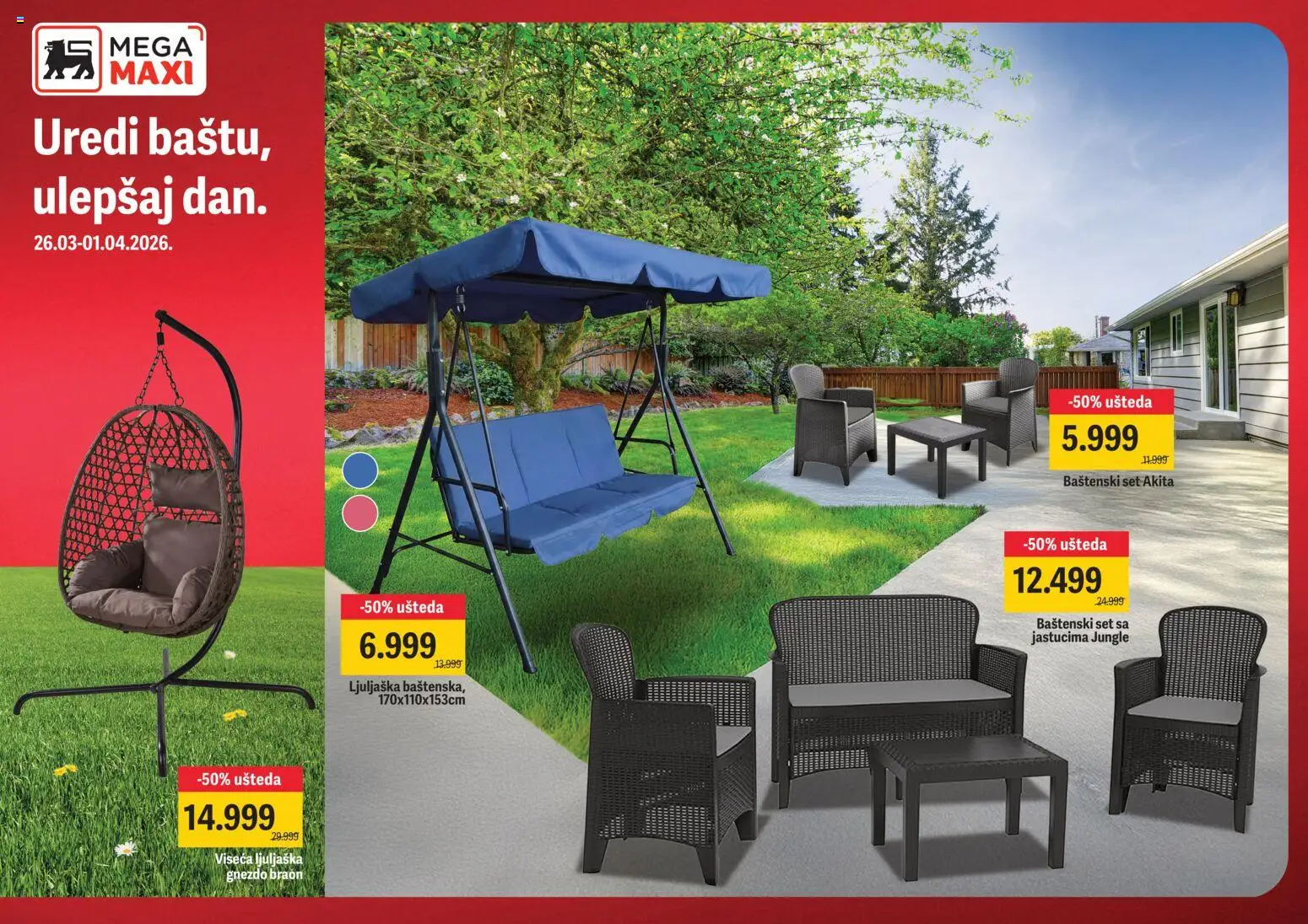 Pregled Mega Maxi kataloga - važi od 26.03.2026