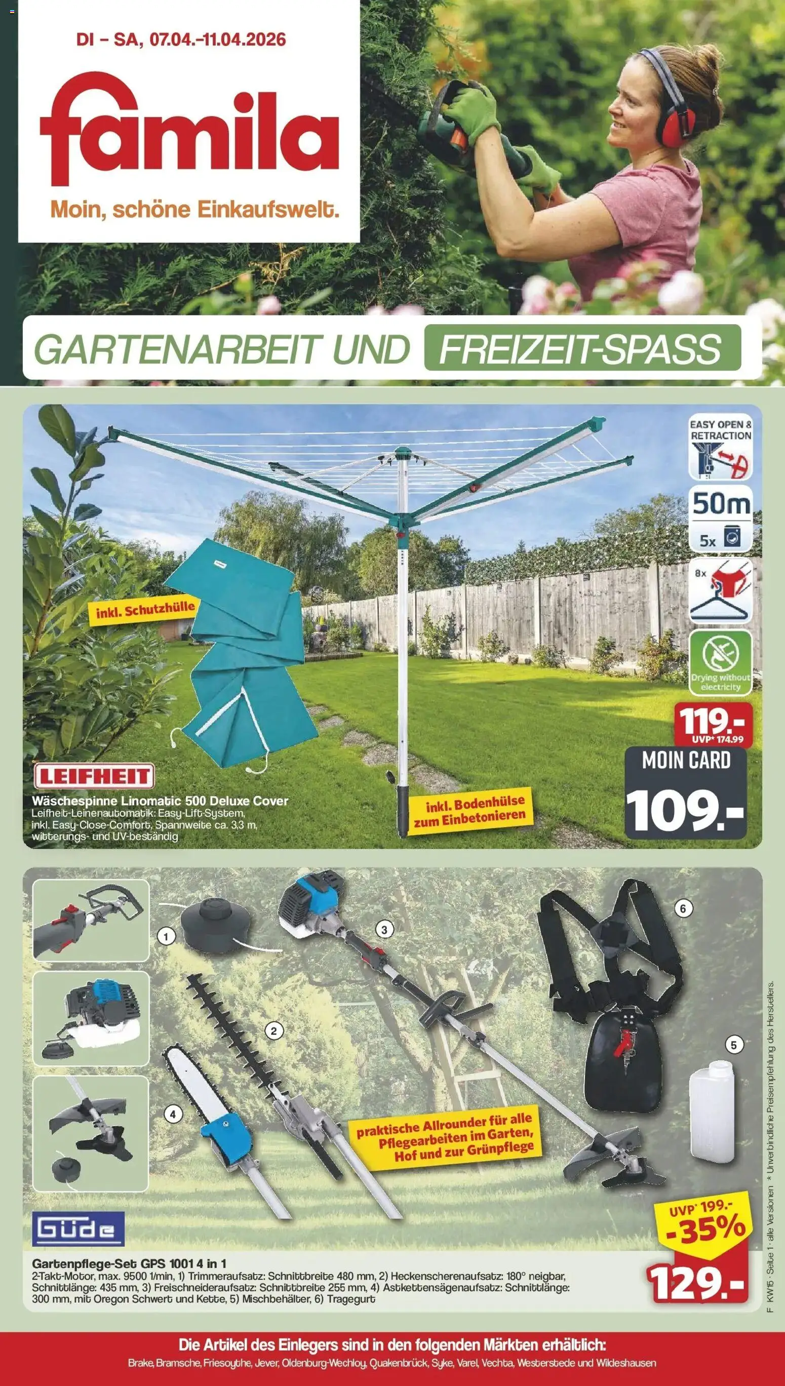 Vorschau von dem Prospekt des Geschäftes Famila Nordwest, gültig ab dem 07.04.2026