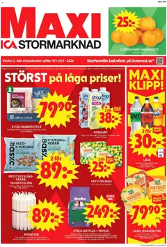 Förhandsgranska reklamblad Enköping från butik ICA Maxi gäller från 09/03/2026
