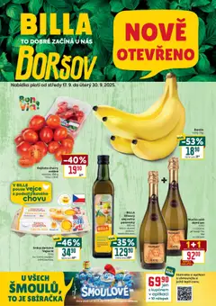 Náhled nabídky: Billa Leták - Speciál: Boršov platný od 17.09.2025