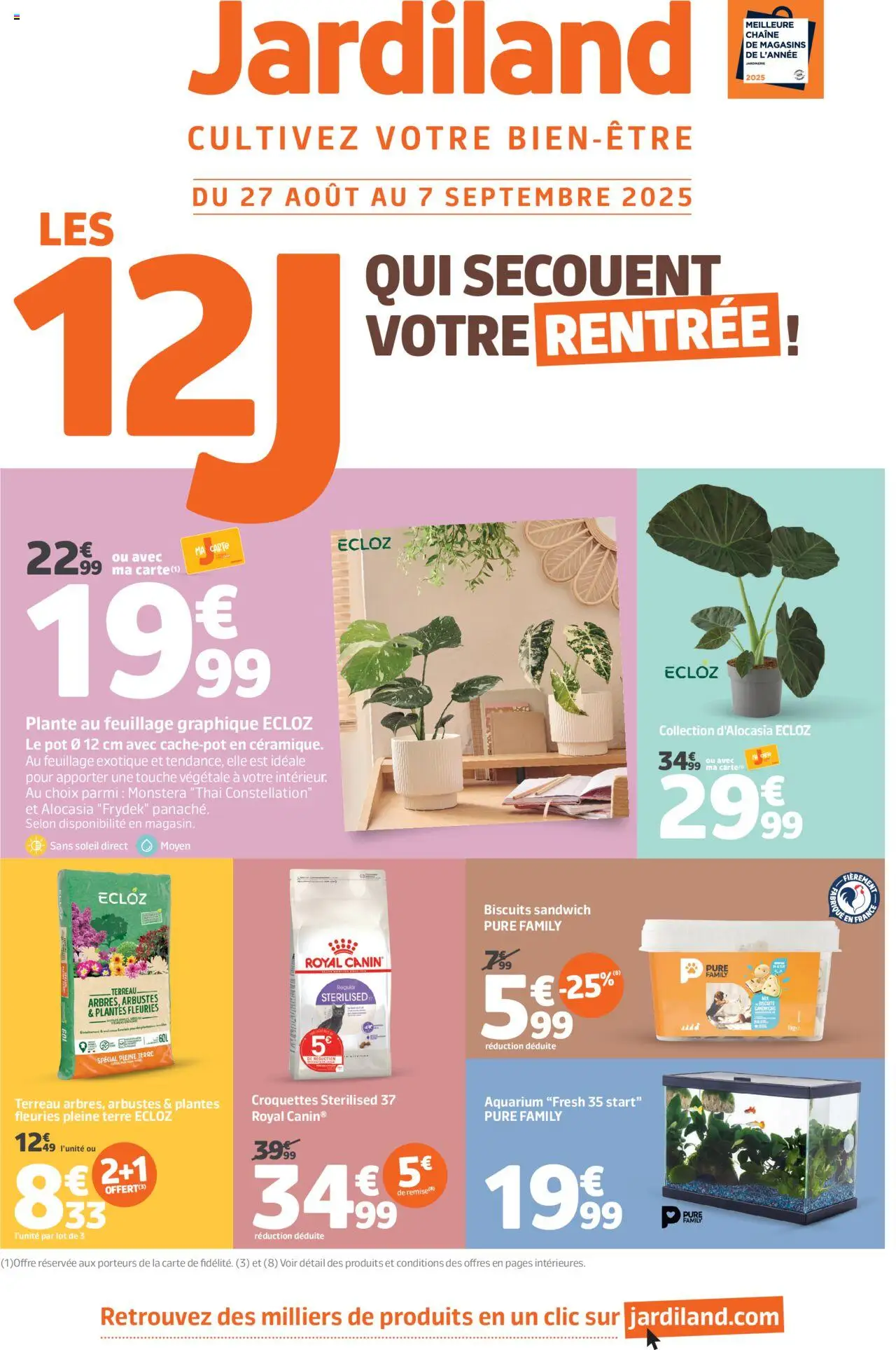 Catalogue de la boutique Jardiland valable du 27/08/2025 - Page numéro 1