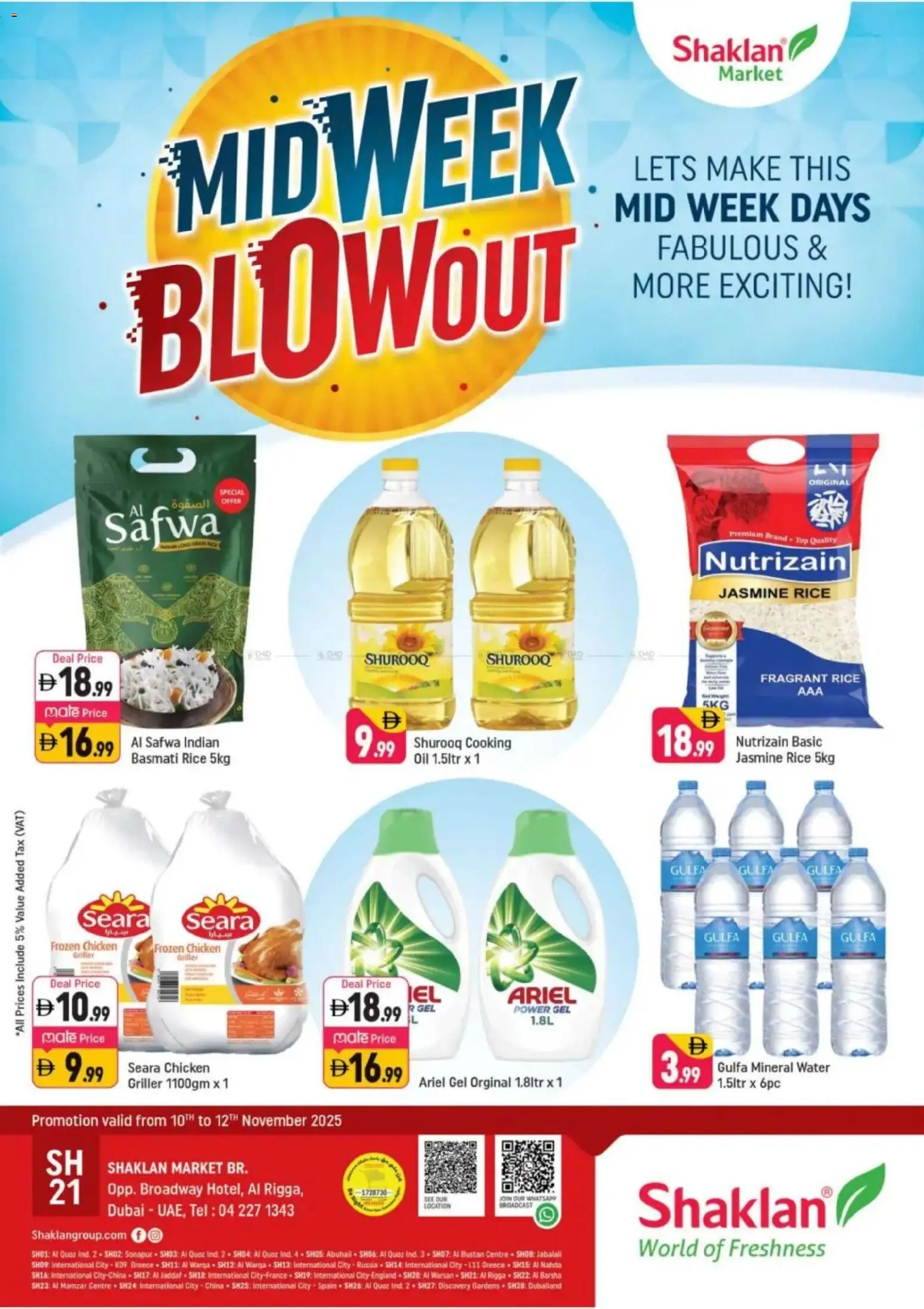 Preview of the catalogue Midweek Blow Out - Al Rigga, Dubai of store Shaklan valid from 10 Nov, 2025