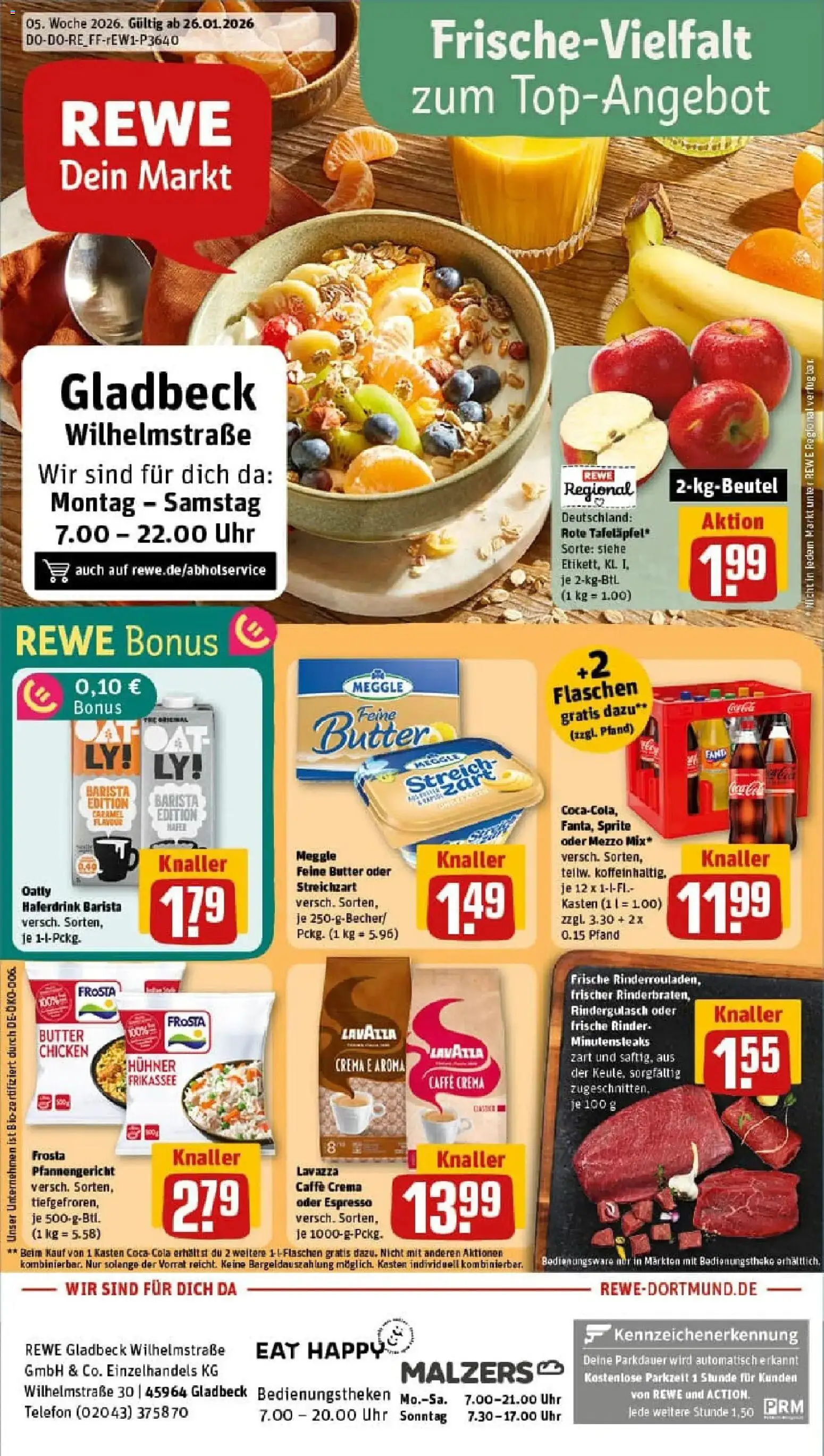 Vorschau von dem Prospekt des Geschäftes Rewe, gültig ab dem 26.01.2026