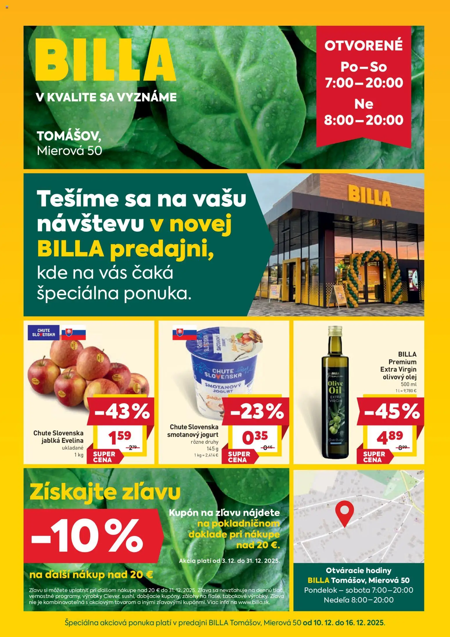 Náhľad Billa letáku platného od 10.12.2025