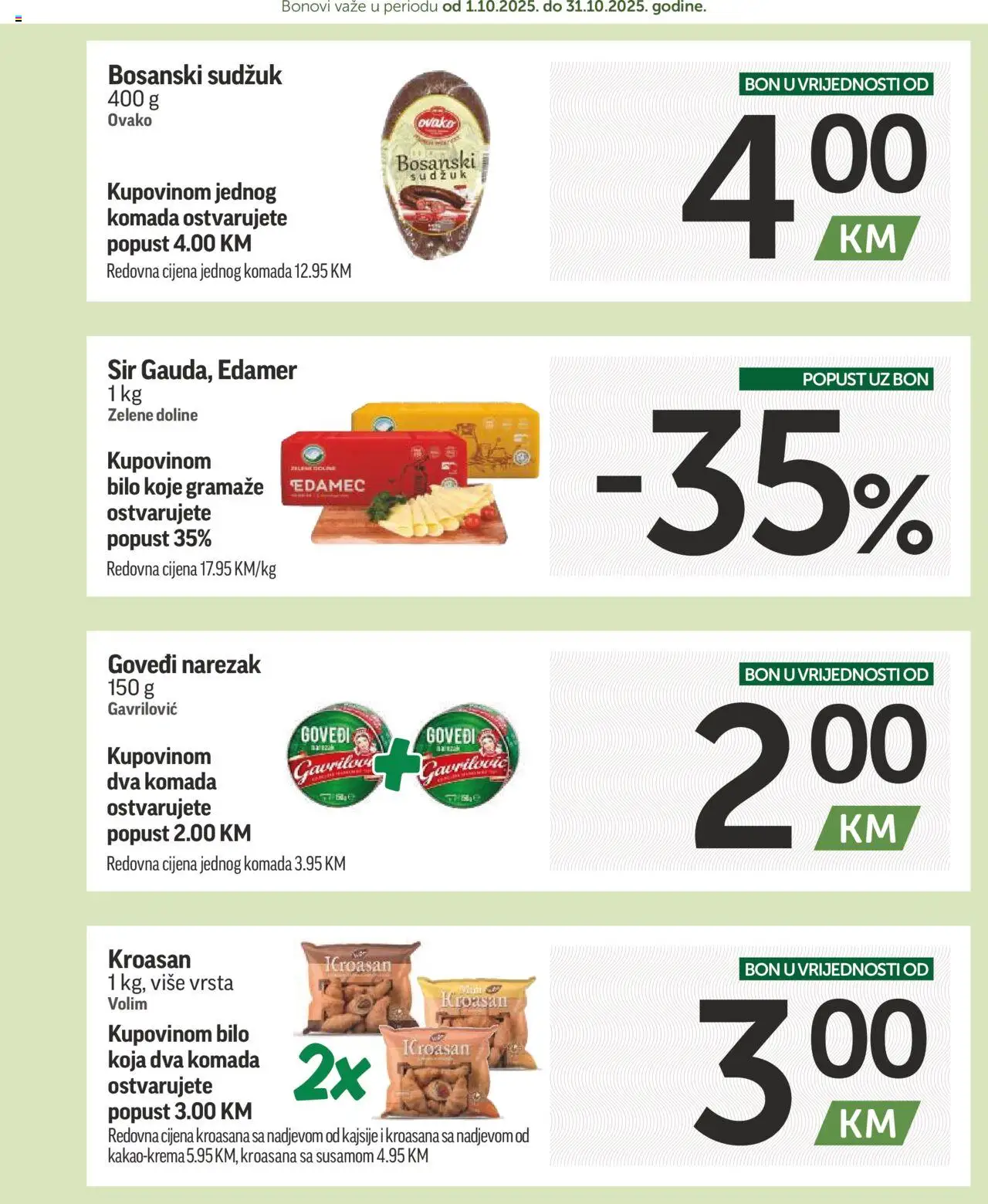 Pregled letka Katalog Super Bonbonjera trgovine Crvena jabuka vrijedi od 2025.10.01