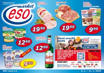 Náhled nabídky: Eso market Leták platný od 02.01.2026