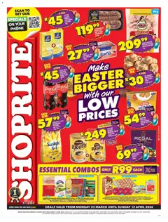 Preview of Shoprite flyer valid from 23/03/2026