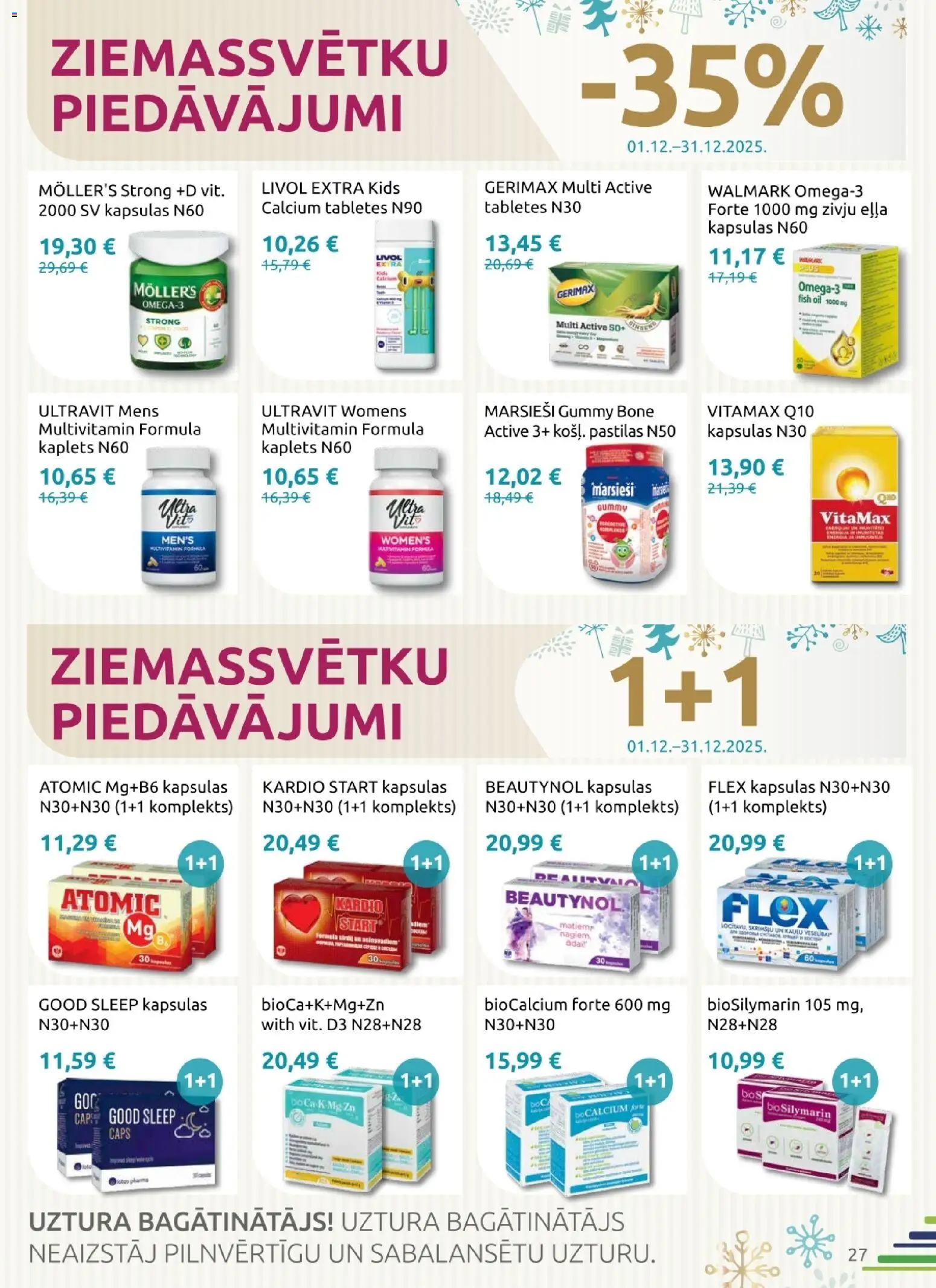 Skatīt BENU akciju bukletu, derīgs no 2025.12.01