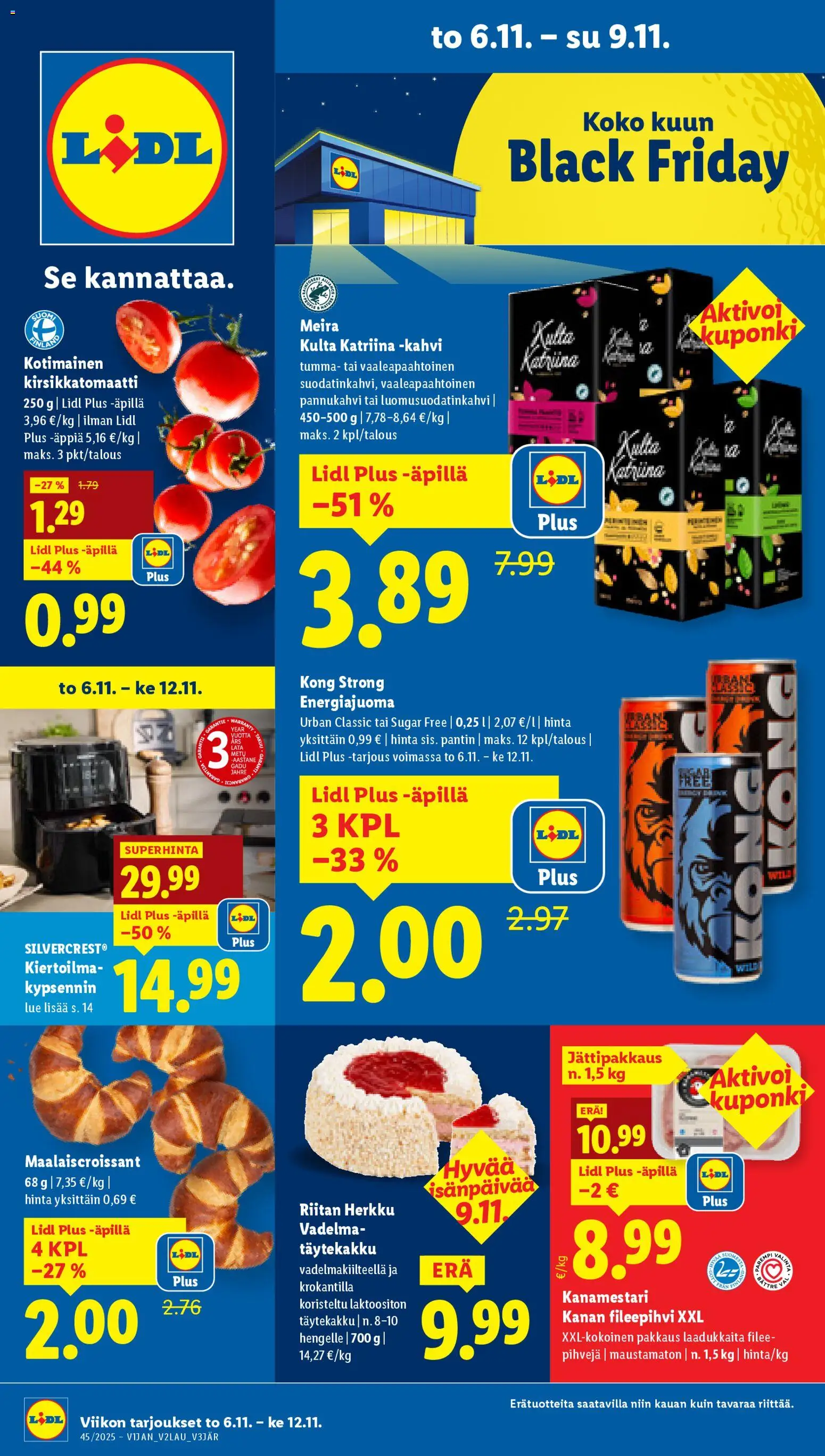 Kaupan Lidl Tarjoukset - Rovaniemi esikatselu, voimassa 06/11/2025