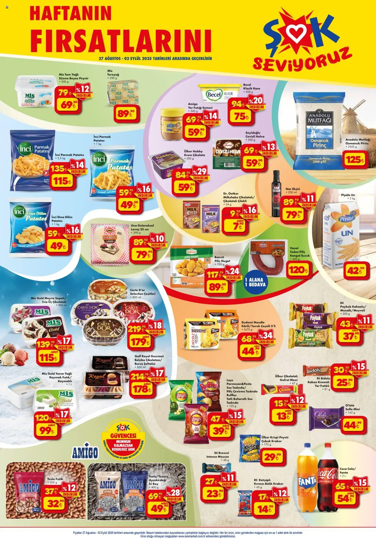 Şok Market katalog 27 Ağustos 2025 - Aktüel ürünler - Sayfa numarası 1