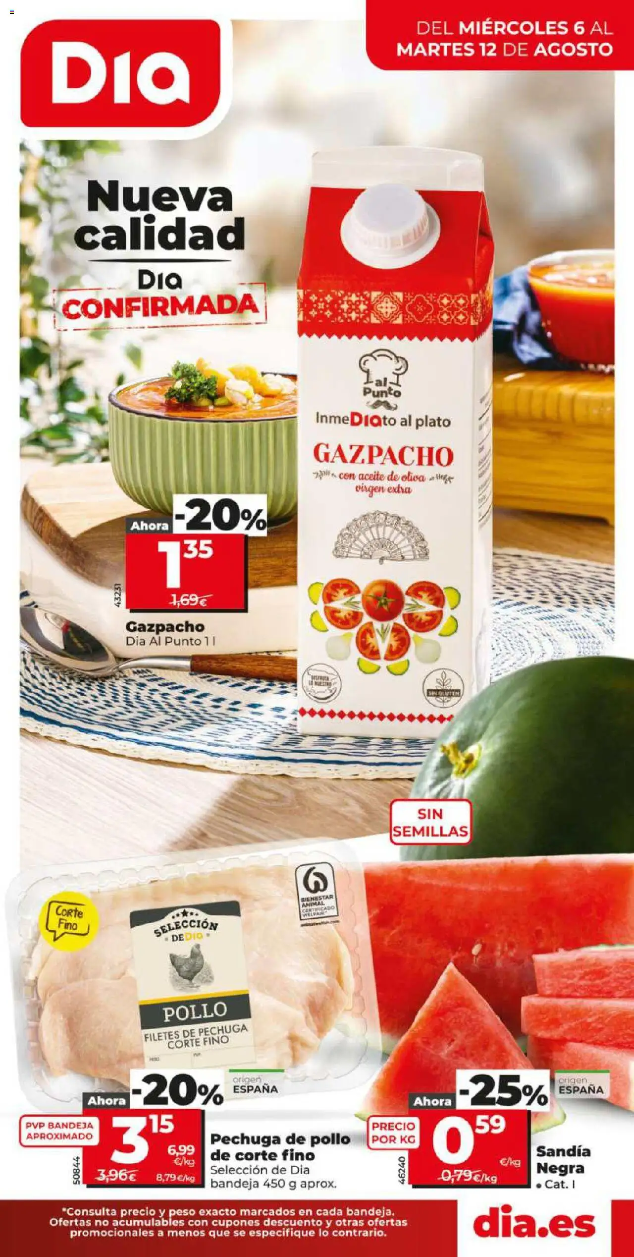 DIA Folleto Market del 06/08/2025 >> Supermercado ofertas, catálogo