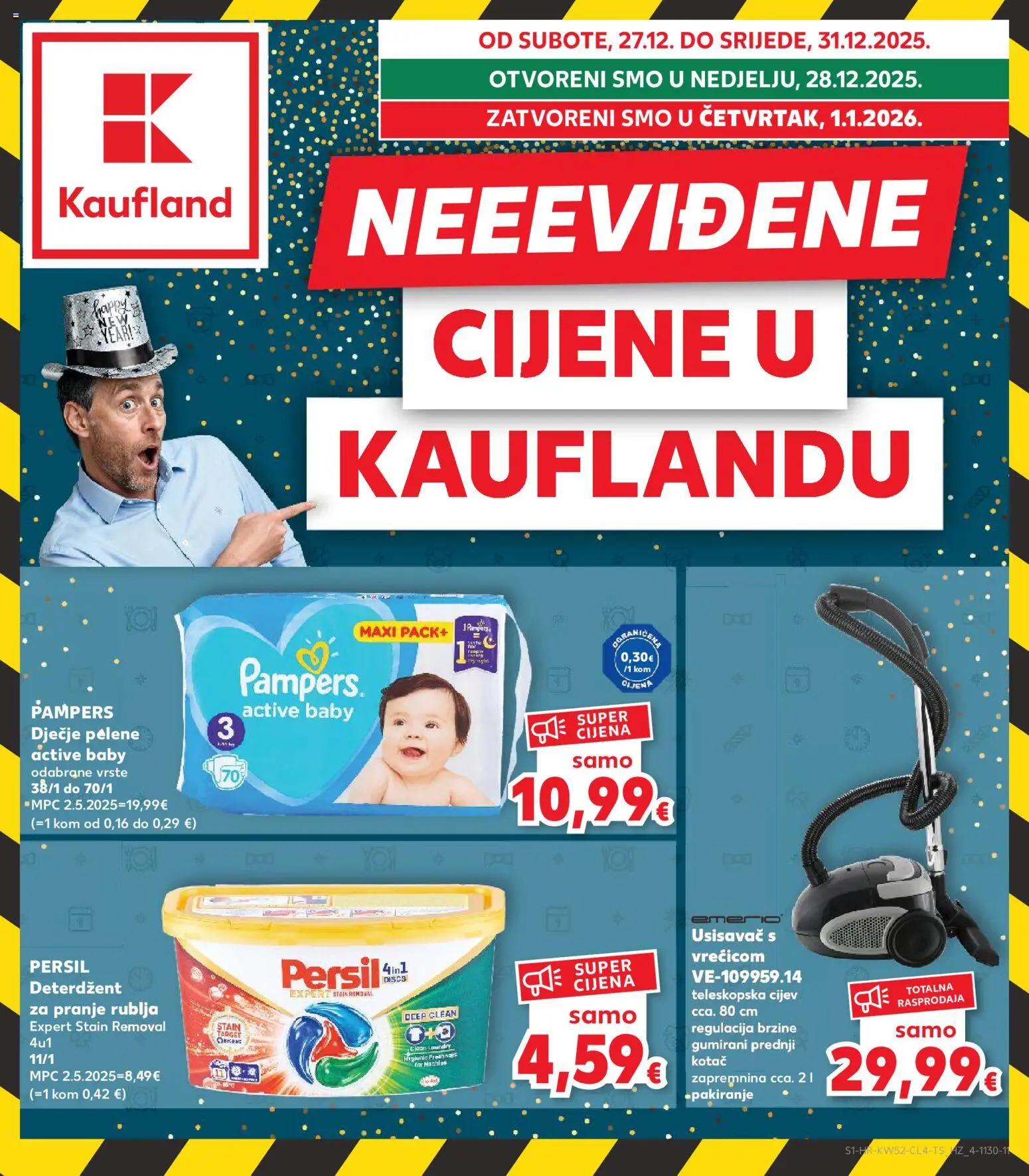 Pregled letka Split-Ravne njive trgovine Kaufland vrijedi od 27.12.2025