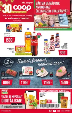 COOP - Alföld Pro-Coop Zrt. - Abc szuper megtekintése, amely érvényes 2025.10.02.-től