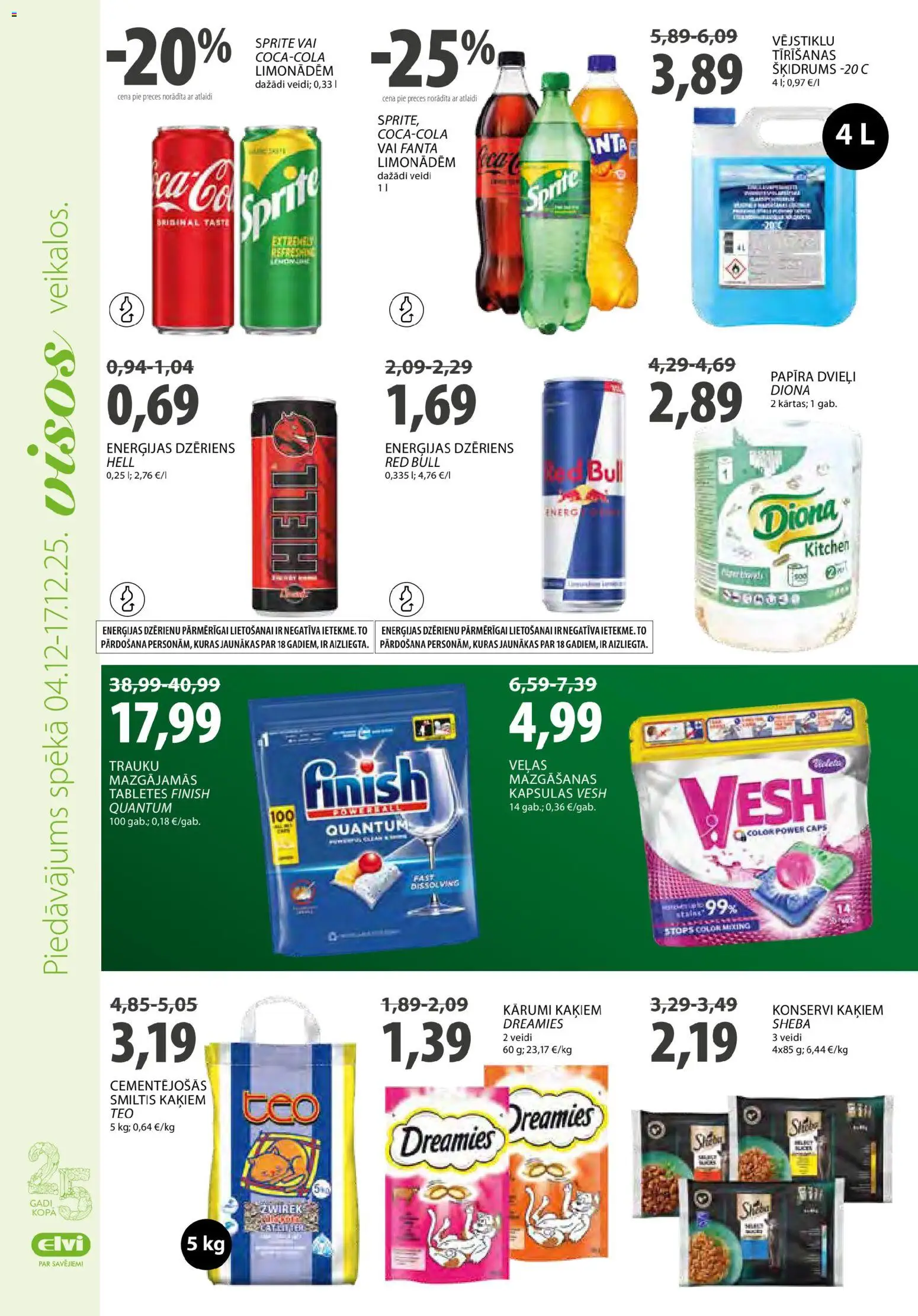 Skatīt Elvi akciju bukletu, derīgs no 2025.12.04