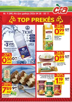 ČIA MARKET parduotuvės leidinio ČIA MARKET leidinys galiojančio nuo 2026.04.28 peržiūra