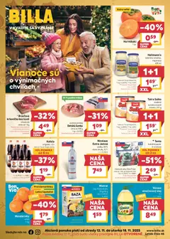 Náhľad Billa letáku platného od 12.11.2025