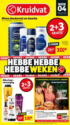 Voorbeeld van Folder week 4 van winkel Kruidvat geldig vanaf 19-01-2026