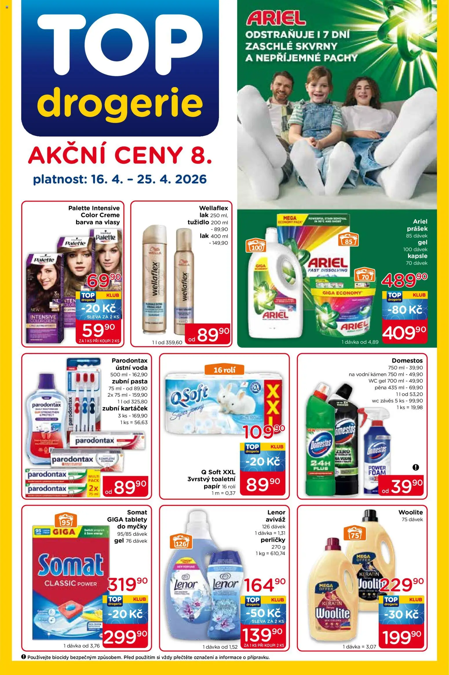 Náhled nabídky: Top drogerie Top drogerie leták platný od 16.04.2026