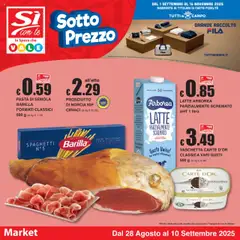 Anteprima dell'opuscolo Volantino Market dal negozio Sì con Te valido da 28/08/2025