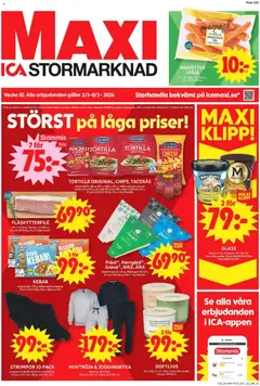 Förhandsgranska reklamblad Stockholm från butik ICA Maxi gäller från 02/03/2026