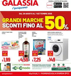 Anteprima dell'opuscolo Attuale volantino dal negozio Galassia valido da 28/08/2025