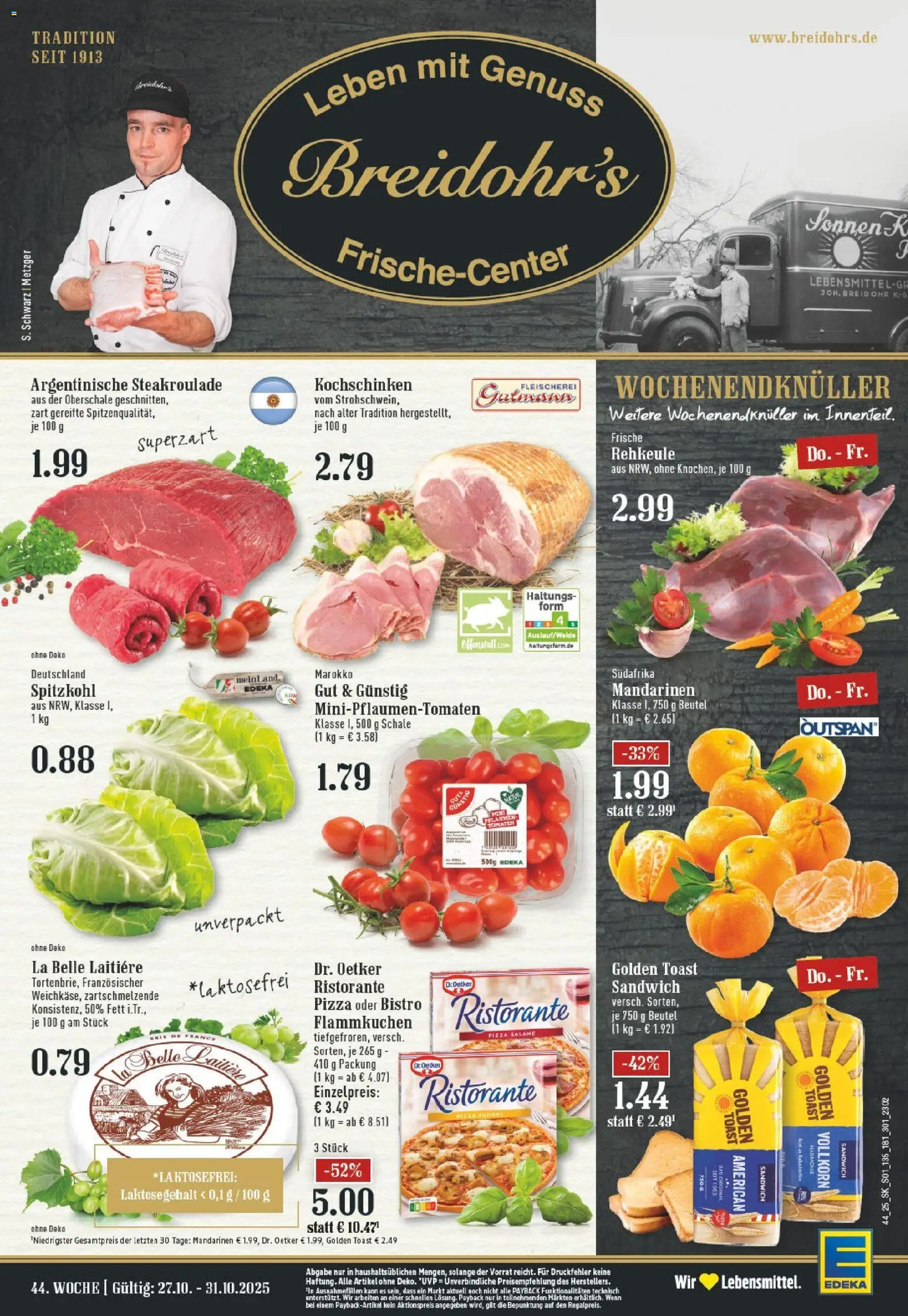 Vorschau von dem Prospekt des Geschäftes Edeka, gültig ab dem 26.10.2025