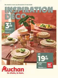 Prévisualisation de Auchan - Inspiration déco du magasin Auchan formulaire valide 03/03/2026
