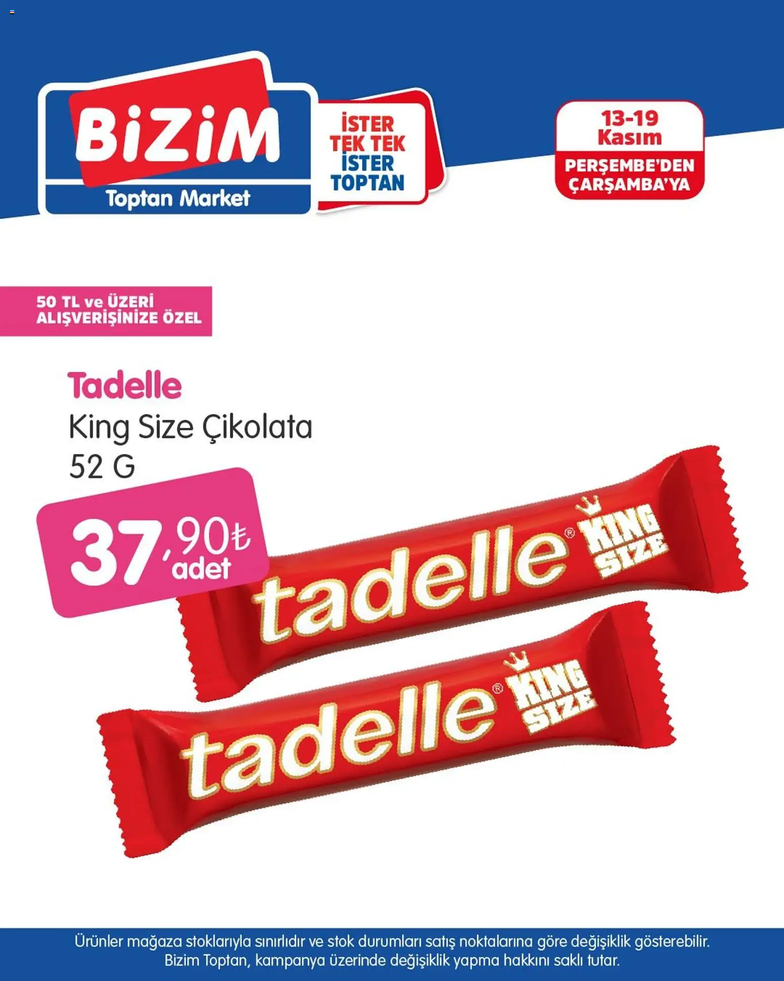Bizim Toptan Katalog 13.11.2025 - Broşürünün önizlemesi