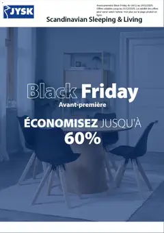 Prévisualisation de Black Friday du magasin Jysk formulaire valide 24/11/2025