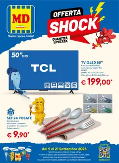 Anteprima dell'opuscolo Volantino Macerata dal negozio MD Discount valido da 09/09/2025