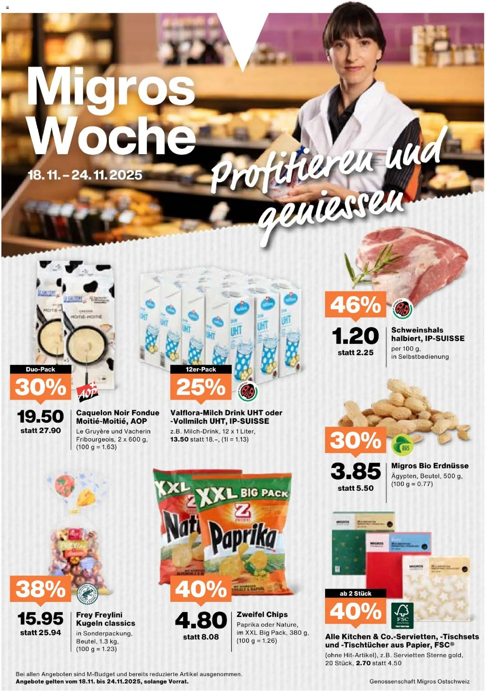 Vorschau des Merkblatts Aktionen vom Shop Migros gültig von 18.11.2025 bis 24.11.2025