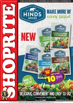 Preview of Shoprite flyer valid from 15/09/2025