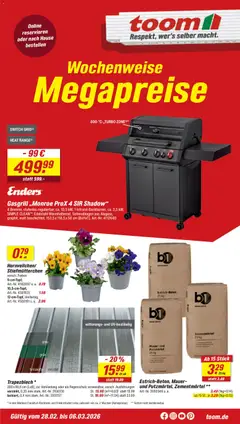 Vorschau von dem Prospekt des Geschäftes Toom Baumarkt, gültig ab dem 28.02.2026