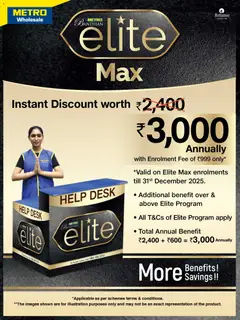 Preview of leaflet Elite Catalogue from store Metro is valid from 01/01/2025