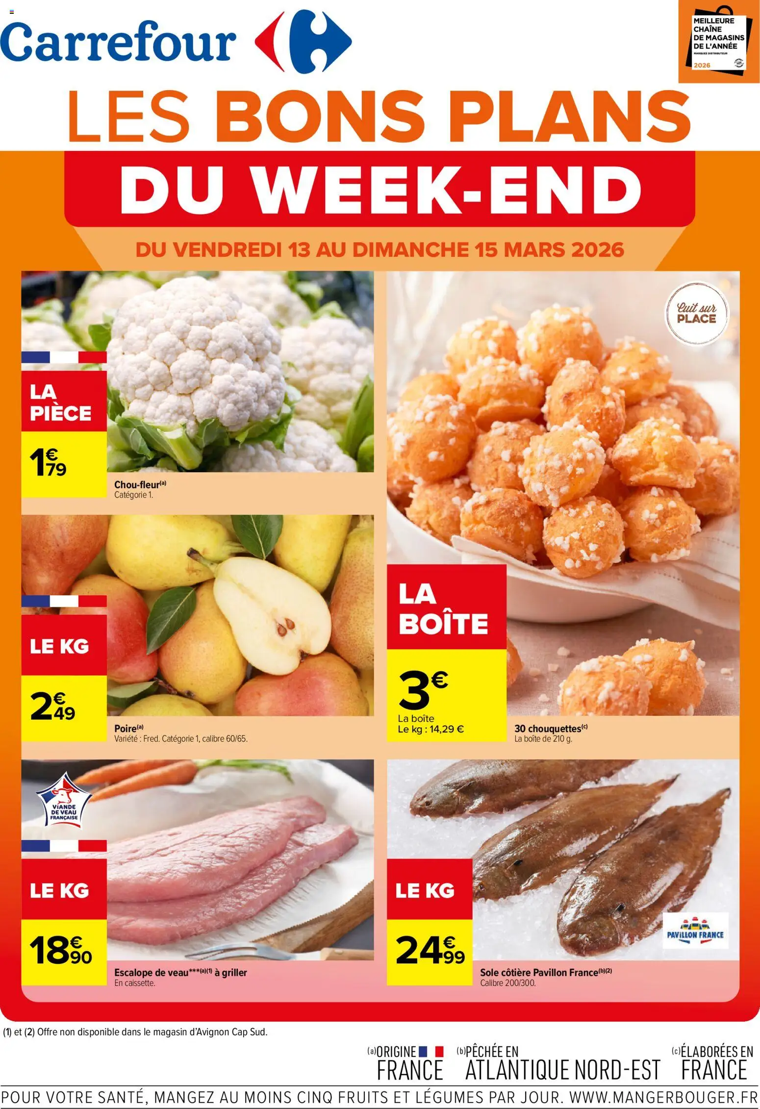 Prévisualisation de Carrefour les bons plans du week-end du magasin Carrefour formulaire valide 13/03/2026