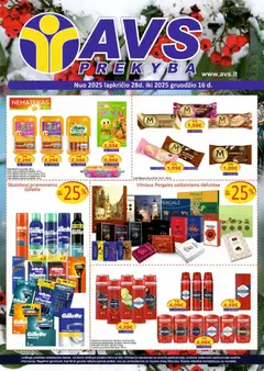 AVS parduotuvės leidinio Leidinys galiojančio nuo 2025.11.28 peržiūra