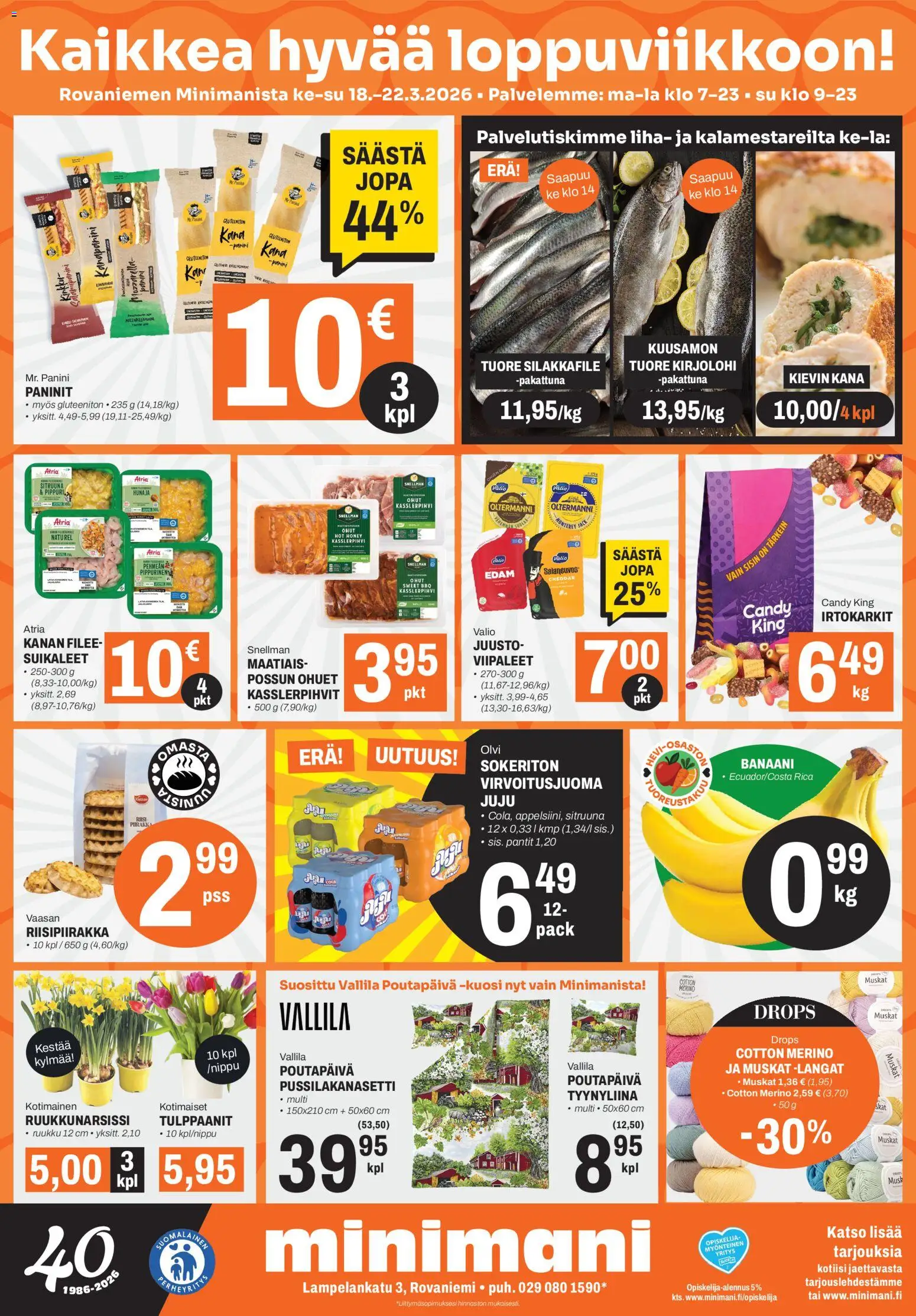 Kaupan Minimani Minimani tarjoukset - Rovaniemi esikatselu, voimassa 18/03/2026