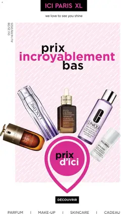 Prévisualisation de Publicité du magasin ICI Paris XL formulaire valide 25/08/2025