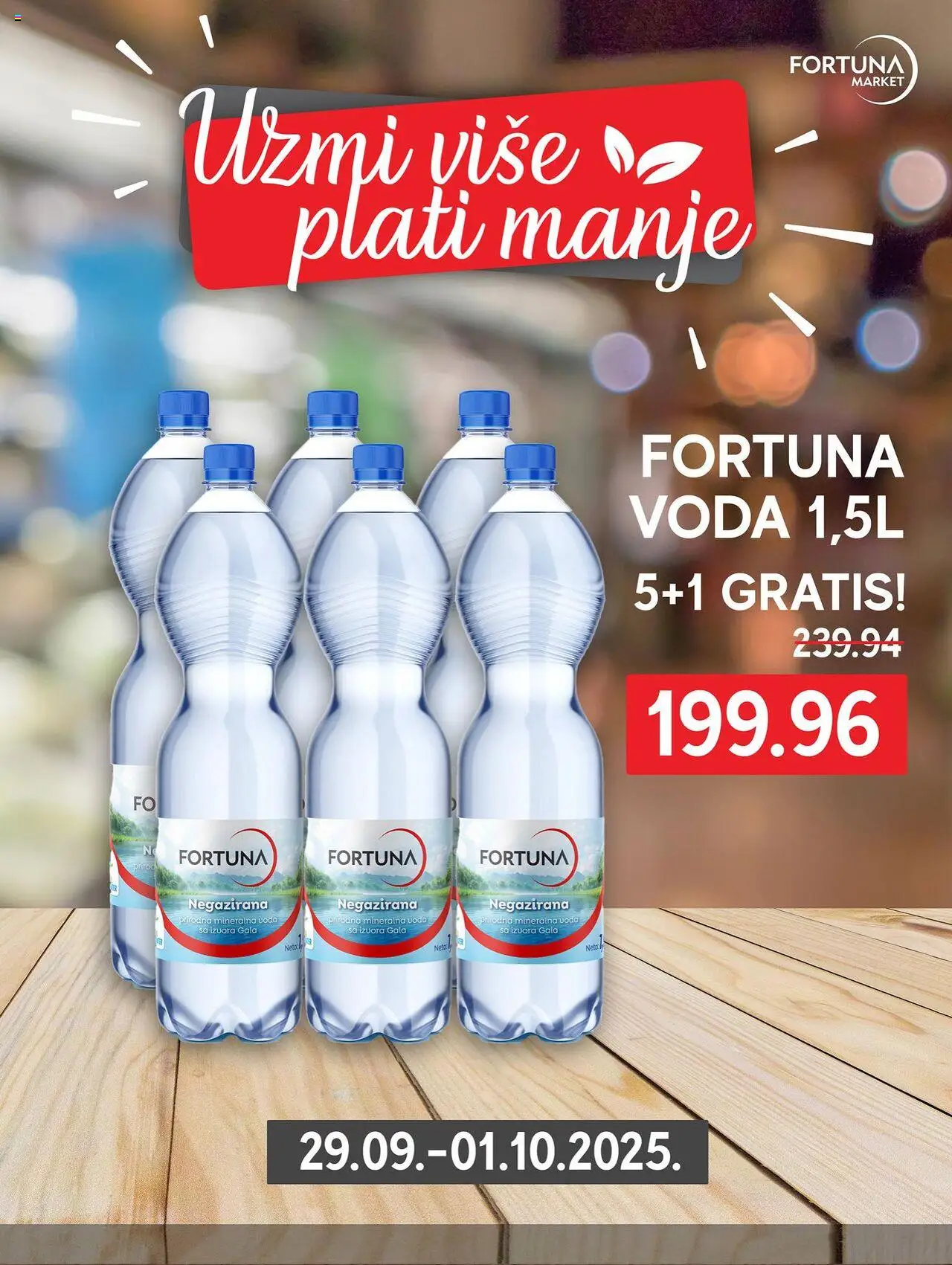 Fortuna Market katalog važi od 29.09.2025 - stranica 1 - Voda, Mineralna voda