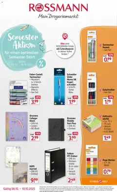 Vorschau von dem Prospekt des Geschäftes Rossmann, gültig ab dem 06.10.2025
