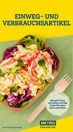 Vorschau von dem Prospekt des Geschäftes Metro, gültig ab dem 01.04.2026