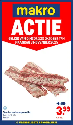 Voorbeeld van Versdeals van winkel Makro geldig vanaf 28-10-2025