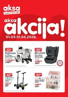 Pregled letka AKSA katalog trgovine AKSA vrijedi od 01.03.2026