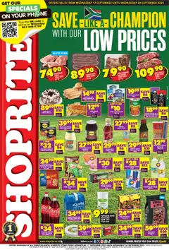 Preview of Shoprite flyer valid from 17/09/2025