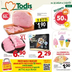 Anteprima dell'opuscolo Attuale volantino dal negozio Todis valido da 24/07/2025