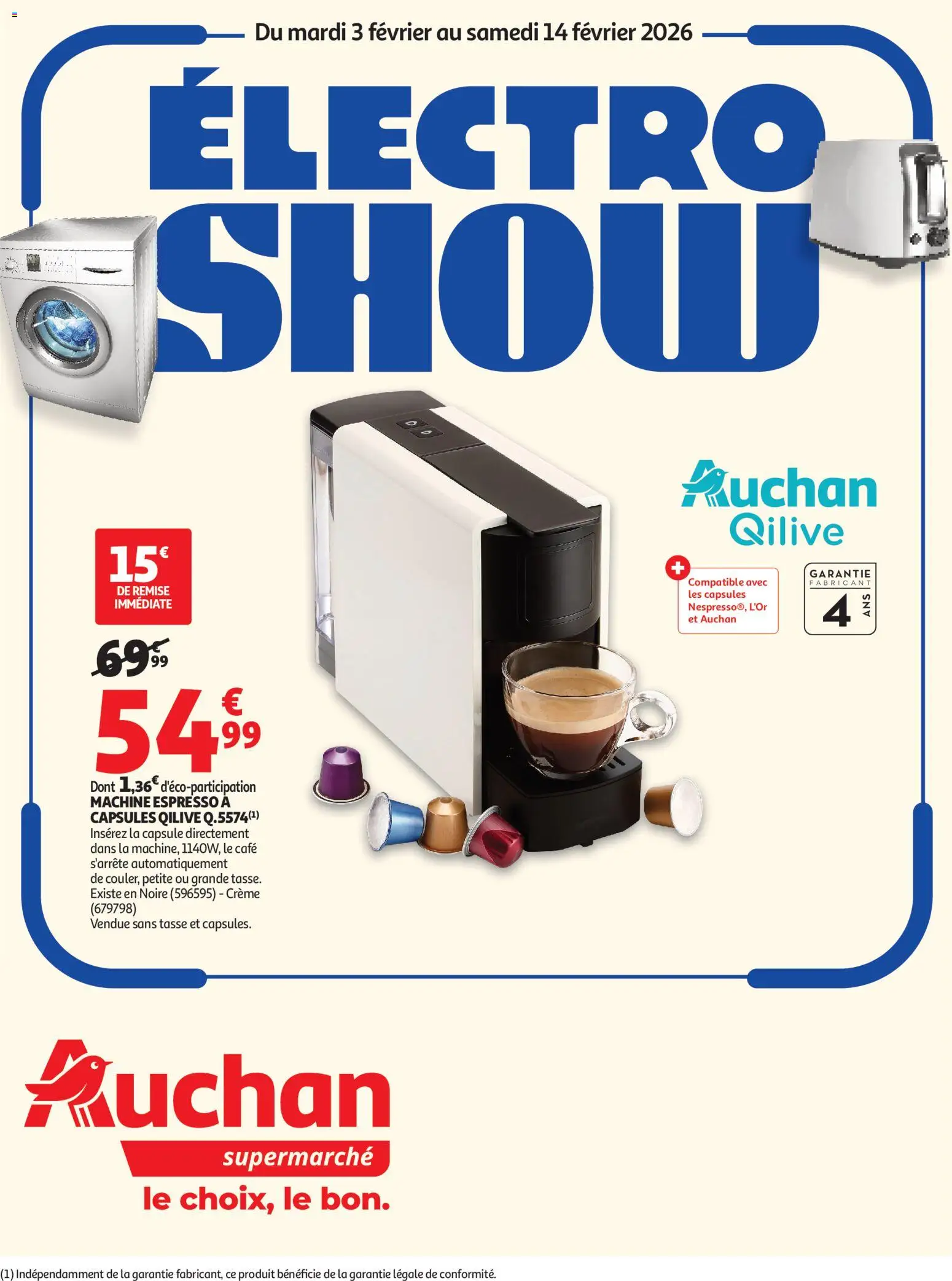 Prévisualisation de ElectroShow supermarchés du magasin Auchan formulaire valide 03/02/2026